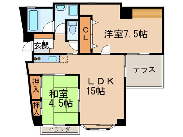 カ－サ小井堀の物件間取画像